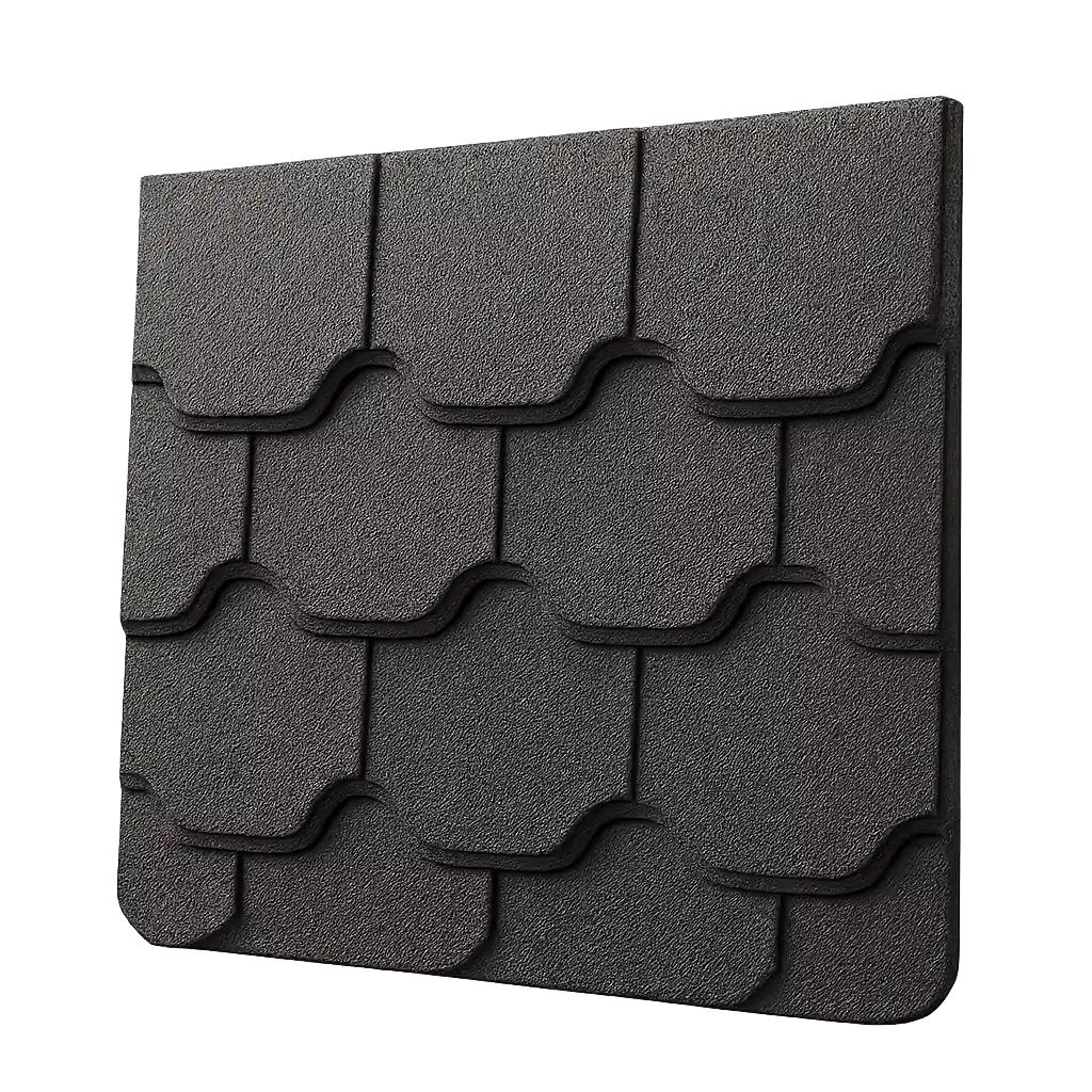 Grand manor shingles 3d illustration